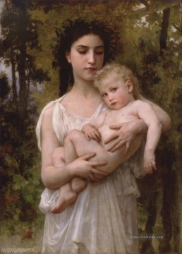  19 Kunst - Le jeune frere 1900 Realismus William Adolphe Bouguereau